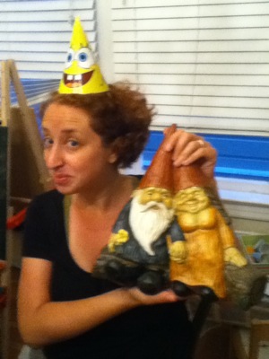 Blurry Portrait of the Artist as a Gnome-Loving Thirty-Nine-Year-Old